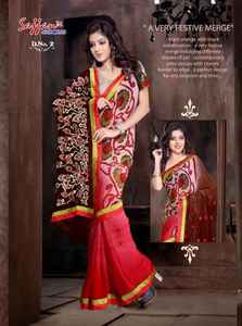 Precioso sari indio para fiestas, para mujeres, ideal para festivales, ceremonias y bodas. - Product Image 3