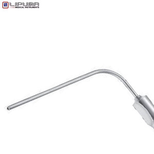Cánula de succión de alta calidad de 13 cm/5 pulgadas con corte de dedo integrado y estilete de seguridad de 90 grados, instrumentos médicos - Product Image 3