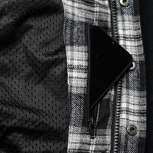 Chemise en Kevlar rembourrée légère, avec amorti, design ergonomique et construction respirante, dotée de panneaux résistants à l'abrasion - Product Image 5