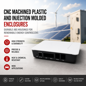 CNC Machined <b>Plastic</b> and Injection Molded <b>Enclosures</b> Durable ABS Housings for Renewable Energy Controllers - Product Image 2