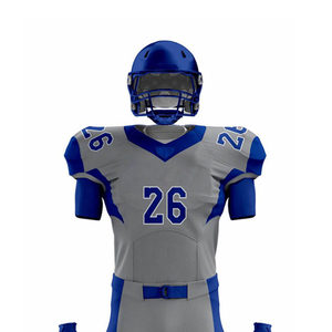 Ensemble d'uniformes de football américain haut de gamme, maillot et pantalon personnalisés pour équipe, séchage rapide, sublimation, grandes tailles, pour hommes, vente en gros OEM, directement de l'usine - Product Image 5