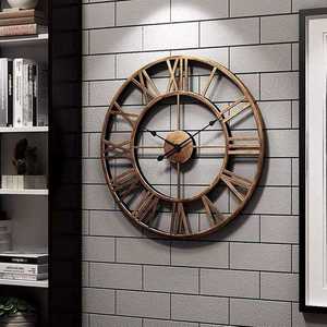Reloj de Pared de Metal de Estilo Antiguo Moderno, Reloj de Pared Decorativo con Números Romanos para la Decoración del Hogar, Sala de Estar u Oficina a Bajo Costo - Product Image 4