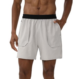 Custom Men's <b>Elastic</b> Drawstring Waistband Gym Workout Sports Shorts Polyester Fabric Athletic Shorts - Product Image 5