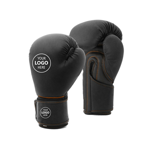 Guantes de Boxeo Rojos Personalizados de PU con Cierre de Velcro para Adultos, Correa de Muñeca Ajustable, Equipo de Boxeo - Product Image 2