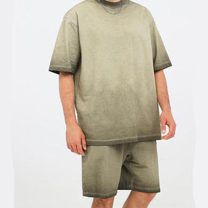 Shorts de sport décontractés unisexe en coton 100 % anti-plis à taille élastique avec logo personnalisé – Collection été 2026 - Product Image 2