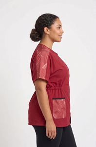 Veste de barbier personnalisée pour salon, coupe professionnelle, nylon/coton/polyester, résistante à l'eau, durable, sur mesure - Product Image 4