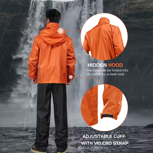 Conjunto Cortavientos de Invierno de la Mejor Calidad, Ropa Deportiva de 2 Piezas, Cierre de Cremallera, Capucha Oculta, Logotipo Frontal, Informal, Ecológico - Product Image 2