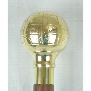 Élégante canne de marche en bois noir avec embout en boule argentée et gravure d'étoile, canne de marche antique faite à la main, designs personnalisables - Product Image 6