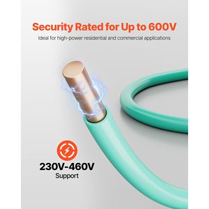 Cavo in Rame Nudo THHN 6 AWG con Guaina in Nylon e Isolamento in PVC, 100% OFC, 600 Volt - Product Image 4