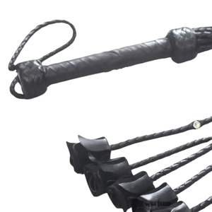 Flogger de Cuero Premium con Múltiples Capas para Sensaciones Variadas - Product Image 6