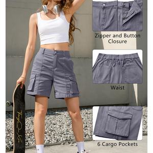 Design personnalisé mode femmes Shorts décontracté Streetwear dame confortable respirant Cargo poche Shorts - Product Image 2