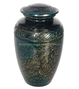 Urna Conmemorativa Moderna de Metal y Latón para Cenizas Humanas, Florero de Mesa, Decoración Funeraria para Adultos, Stock Limitado - Product Image 3