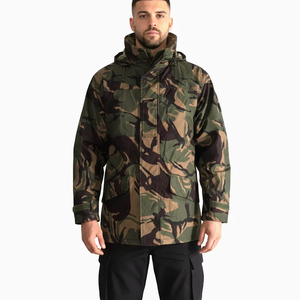 Men's Camouflage Hooded <b>Jacket</b> Waterproof Soft Shell Full Sleeve Tactical Hunting Wear Winter Outerwear - Product Image 1