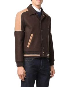 Blouson Bomber en Laine Croppé Personnalisable pour Femme – Veste de Baseball Hiver Tendance – Design Imprimé Respirant Traité – Collection 2026 - Product Image 4