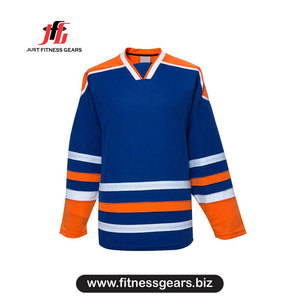 Maillot de hockey sur glace vert à col en V, manches longues, en polyester anti-humidité, vêtements pour hommes, adulte, toutes saisons - Product Image 2