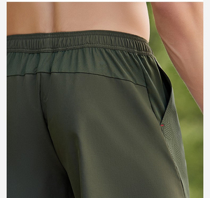 <b>Men's</b> Green Geometric <b>Pattern</b> Drawstring <b>Shorts</b> Quick Dry Casual Mid Waist Woven Polyester Sport <b>Shorts</b> <b>men</b> summer <b>shorts</b> - Product Image 2