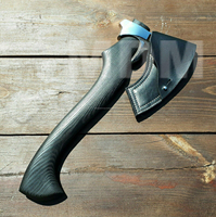 Hache viking en acier au carbone poli à la main, hache tomahawk, hache à fendre, haches
