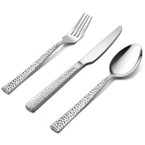 Ensemble de couverts modernes en acier inoxydable de qualité supérieure pour table à manger, cuisine, restaurant, hôtel, traiteur, mariage, fête - Product Image 3