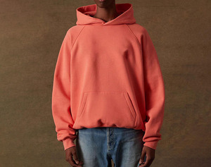 Sweat à capuche oversize pour homme en molleton de coton lourd 380 GSM, personnalisé avec impression numérique, logo personnalisé et sans cordon - Product Image 1