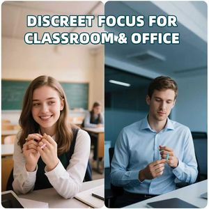 10 Pack Spiky Sensory <b>Rings</b> Quiet Acupressure Finger Massager for Adults and Teens Fidget <b>Spinners</b> for Anxiety Relief - Product Image 2