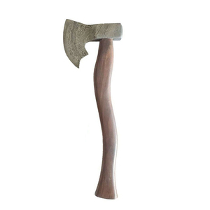 Mejor Proveedor de Hachas de Acero de Damasco de Alta Calidad, Nueva Llegada, Hacha de Acero de Damasco Hecha a Mano con Mango de Madera de Palisandro - Product Image 2