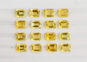 Proveedor Mayorista de Citrino Natural, Corte Octogonal Facetado, Piedras Preciosas Sueltas para Anillos, Collares y Joyería - Product Image 2