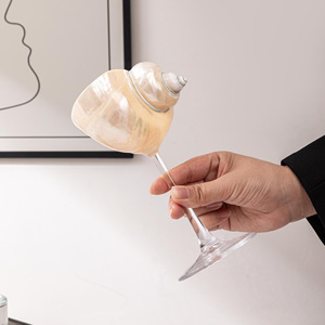 Decoración para fiestas y bodas con temática costera, vasos de conchas marinas hechos a mano, vasos de conchas naturales. - Product Image 3