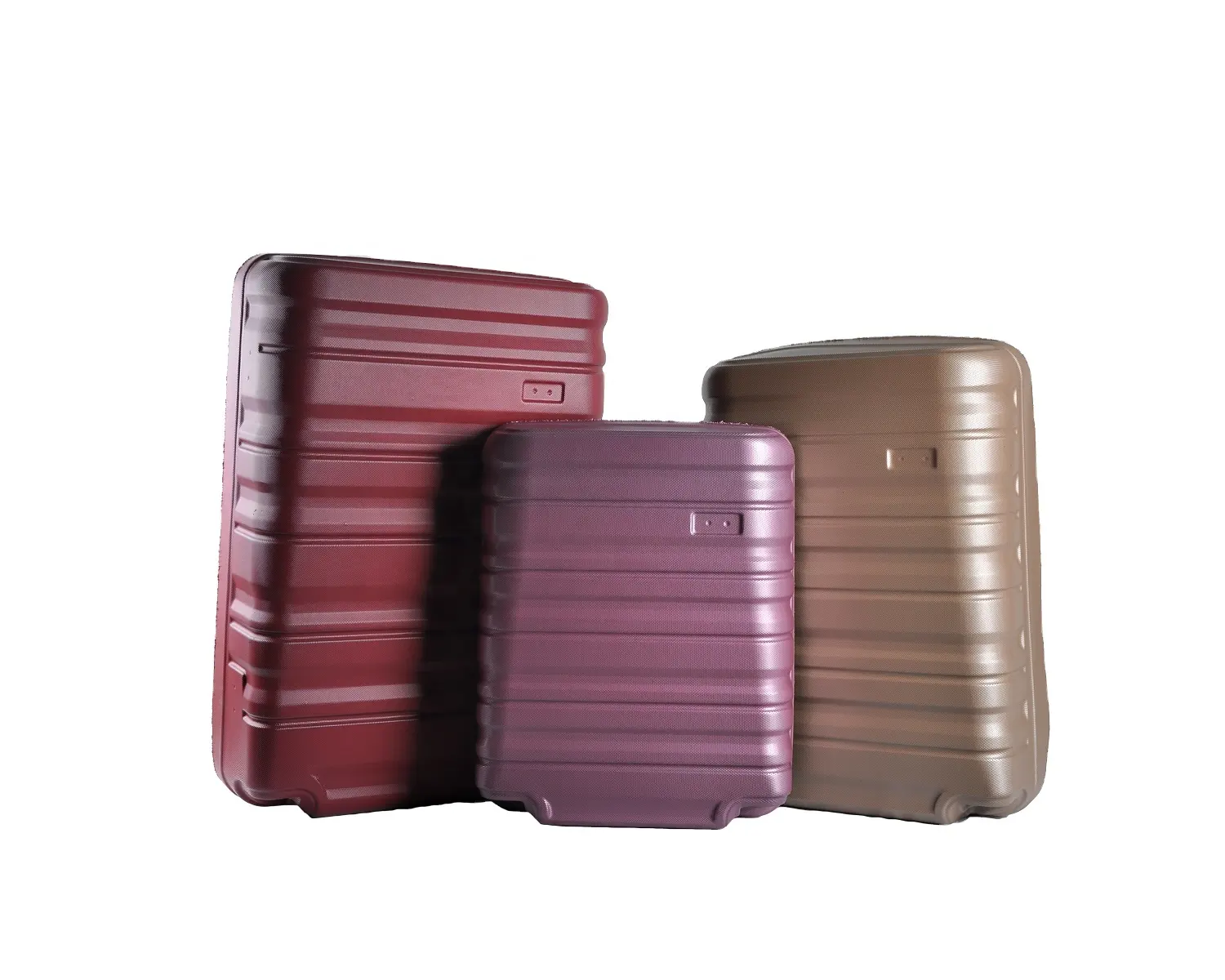 Bagages Semi-fini résistant aux chocs, 20 pièces en turquie, ABS/PP/PC, matériau à coque rigide, accessoires thermo