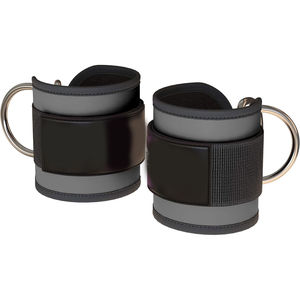Correas de tobillo al por mayor con acolchado de neopreno y accesorio para cable para kickbacks y abducción de cadera, proveedor de equipos de gimnasio con logotipo personalizado - Product Image 1