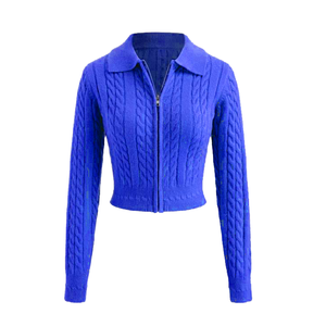 Pull-over surdimensionné épais d'hiver pour femmes décontracté brodé laine polyester/coton teint uni taille pour hommes disponible-ODM - Product Image 4