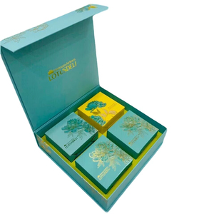 Boîte Cadeau Luxe pour Gâteaux de Lune, Personnalisable avec Logo, Dorure à Chaud, Carton Ondulé Recyclable de Haute Qualité, Cadre Photo pour Vente en Gros - Product Image 1