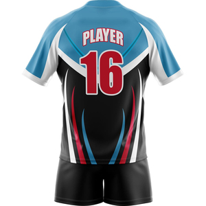 Ensemble Maillot et Short de Rugby en Polyester de Qualité Supérieure 2026 – Personnalisable avec Logo Imprimé, Séchage Rapide, pour Adultes - Product Image 5