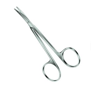 Petites Ciseaux de Précision 4,5 Pouces à Lame Courbe en Acier Inoxydable avec Embout pour la Suture de Précision, le Tirage de Tendons et les Instruments de Chirurgie Plastique - Product Image 3