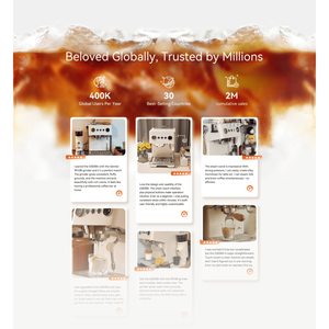 Macchina per Espresso Stile Americano PSG3028A, 1450W, Macchina da Caffè Semi-Automatica con Estrazione a 15 Bar - Product Image 5