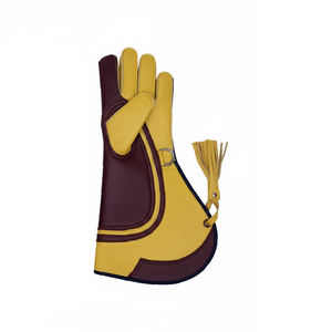 Guante de Cetrería de Cuero de Alta Calidad con Logotipo Personalizado para Caza de Águilas, Entrenamiento de Aves y Mascotas - Product Image 6