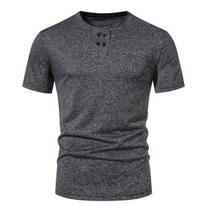 Camiseta Deportiva de Manga Corta para Hombre, Tejido Sólido, Transpirable, de Secado Rápido, para Correr, Gimnasio, Fitness, Jogging, Atletismo - Product Image 2