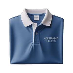 Venta al por mayor de polos para deportes al aire libre que absorbe la humedad personalizado 100% poliéster hombres de manga corta Polo de golf en alta calidad - Product Image 1