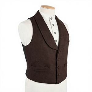Custom Men's Fleece Waistcoat Warm Formal Sleeveless <b>Vest</b> Winter Layering Jacket OEM ODM Wholesale Supplier Reversible - Product Image 1