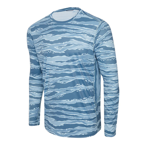 Camisetas de Pesca Sublimadas Personalizadas de Manga Larga, Transpirables, de Secado Rápido, Jersey de Pesca de Alto Rendimiento con Protección UV UPF 50+ - Product Image 1