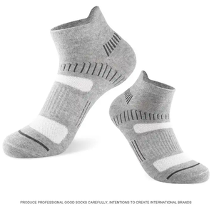Fashion Running <b>Socks</b> Jacquard Knitted Padded Crew High <b>Compression</b> <b>Socks</b> For Autumn Cycling Basketball Use Men And <b>Women</b> - Product Image 3