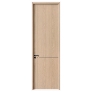 Puertas de MDF de Madera Sólida de Estilo Americano Contemporáneo, Resistentes al Agua, Ignífugas, con Aislamiento Acústico, para Entrada, Dormitorio, Oficina en Casa - Product Image 1