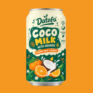 NOUVEAU PRODUIT : Boisson aromatisée au lait de coco et à l'orange, en conserve 330ml, marque privée, OEM, ODM, Vietnam, échantillon gratuit - Product Image 1