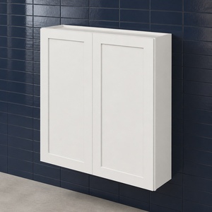 Armoire murale de cuisine OEM 39 x 42 pouces, style Shaker blanc, RTA, vente en gros, usine du Vietnam - Product Image 4