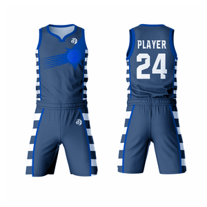 Ensemble de maillot et short de basketball sans manches, design personnalisé, pour entraînement d'équipe professionnel de haute qualité - Product Image 1
