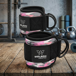 Neoprene Ankle Straps for Cable Machines with D-Ring Leg Kickback Workout Attachment for Gym Home Fitness Top Selling Strap. - Product Image 3