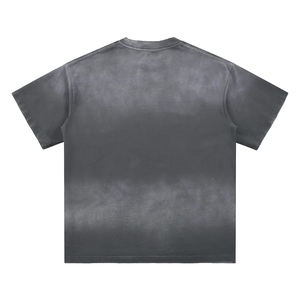 เสื้อยืดผู้ชายคอกลมทรงหลวมสไตล์สตรีทแวร์ ผ้าฝ้าย 100% น้ำหนัก 270 กรัม ระบายอากาศได้ดี แบบดิสเทรสท์ สไตล์สโนว์เบลส์ ขายส่ง - Product Image 6