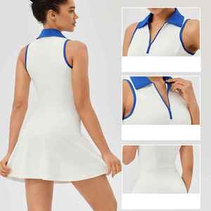 Quick Motion Style Vent <b>Skirt</b> Shorts Top Agile Soft Feel Player Court Performance Stretch Fabric Training Tennis Uniform - Product Image 5