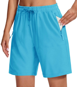 Shorts Clásicos y Otros Estilos Populares Vintage de Cintura Alta para Mujer, Shorts de Corte Regular con Spandex y Poliéster, Estilo Cargo - Product Image 1