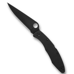 Couteaux de poche pliants entièrement noirs, lame pointue avec revêtement noir, poignée ergonomique avec trou pour le pouce et clip de ceinture pour un usage quotidien. - Product Image 3