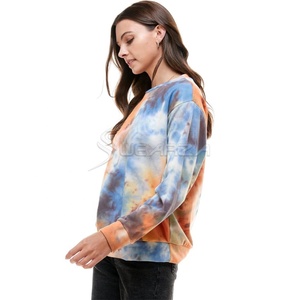 Custom Ladies Tie Dye Sweatshirt new design crew neck shirt fantastic tie dye sweatshirt - Product Image 6